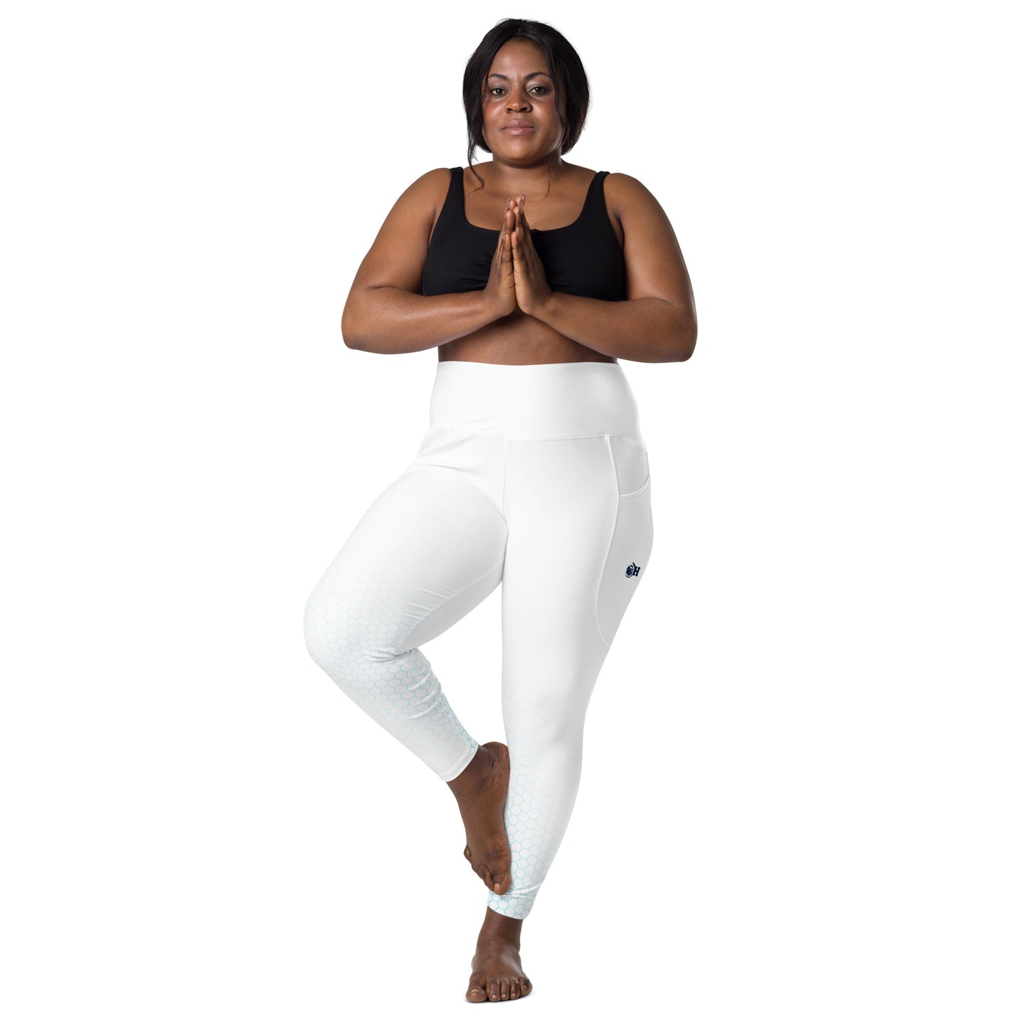 Leggings | Weiß | Logo