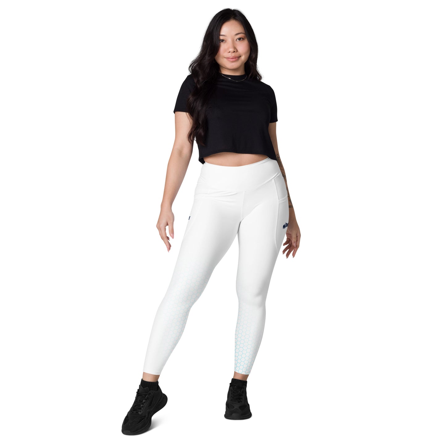 Leggings | Weiß | Logo