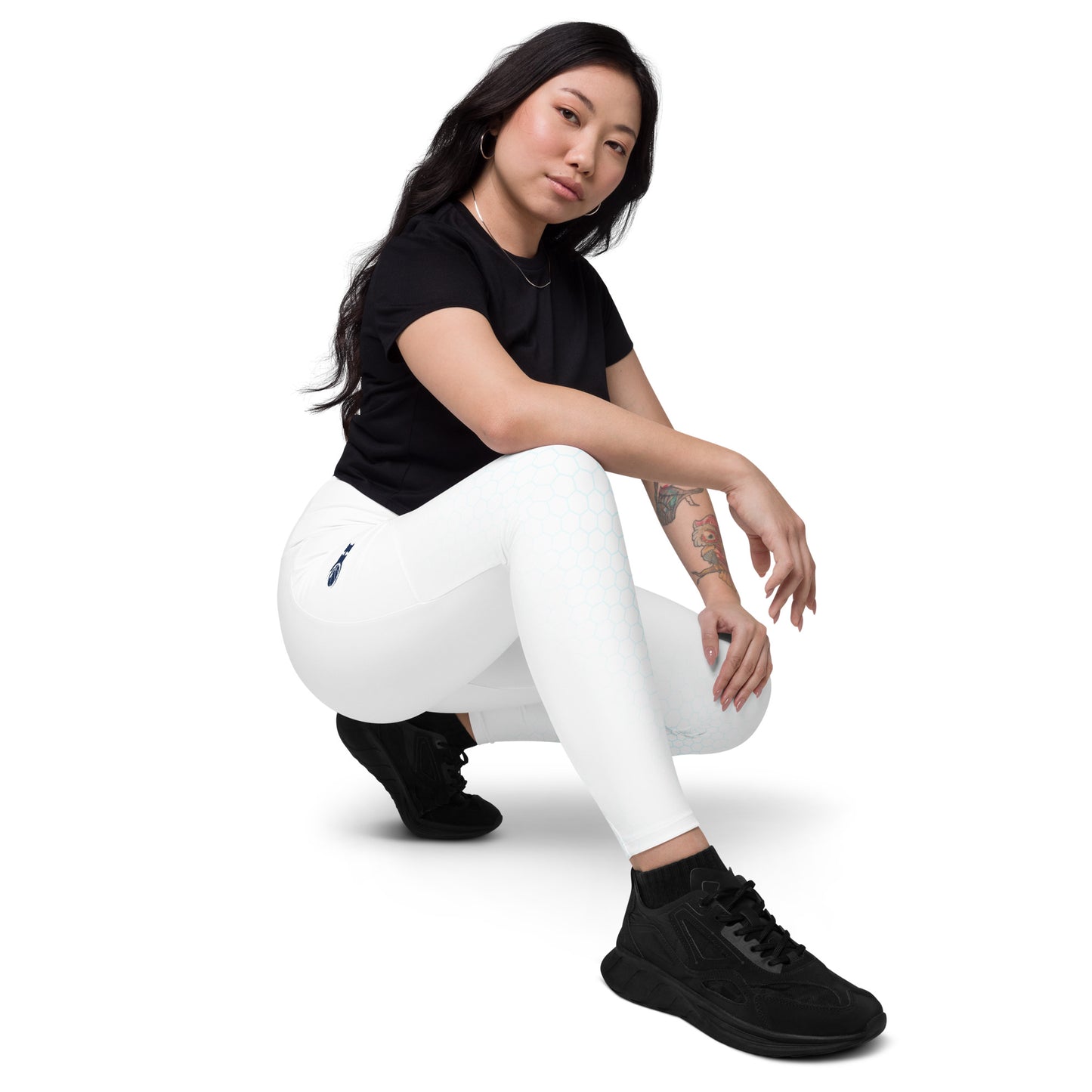 Leggings | Weiß | Logo