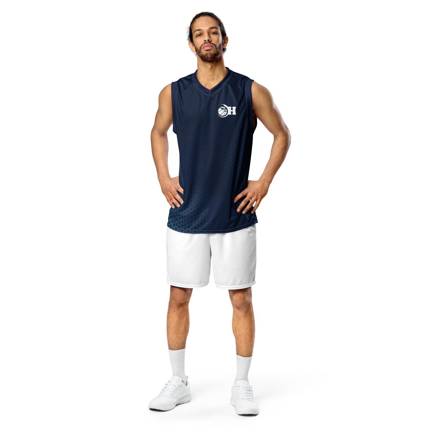 Basketball Jersey | Blau | Logo