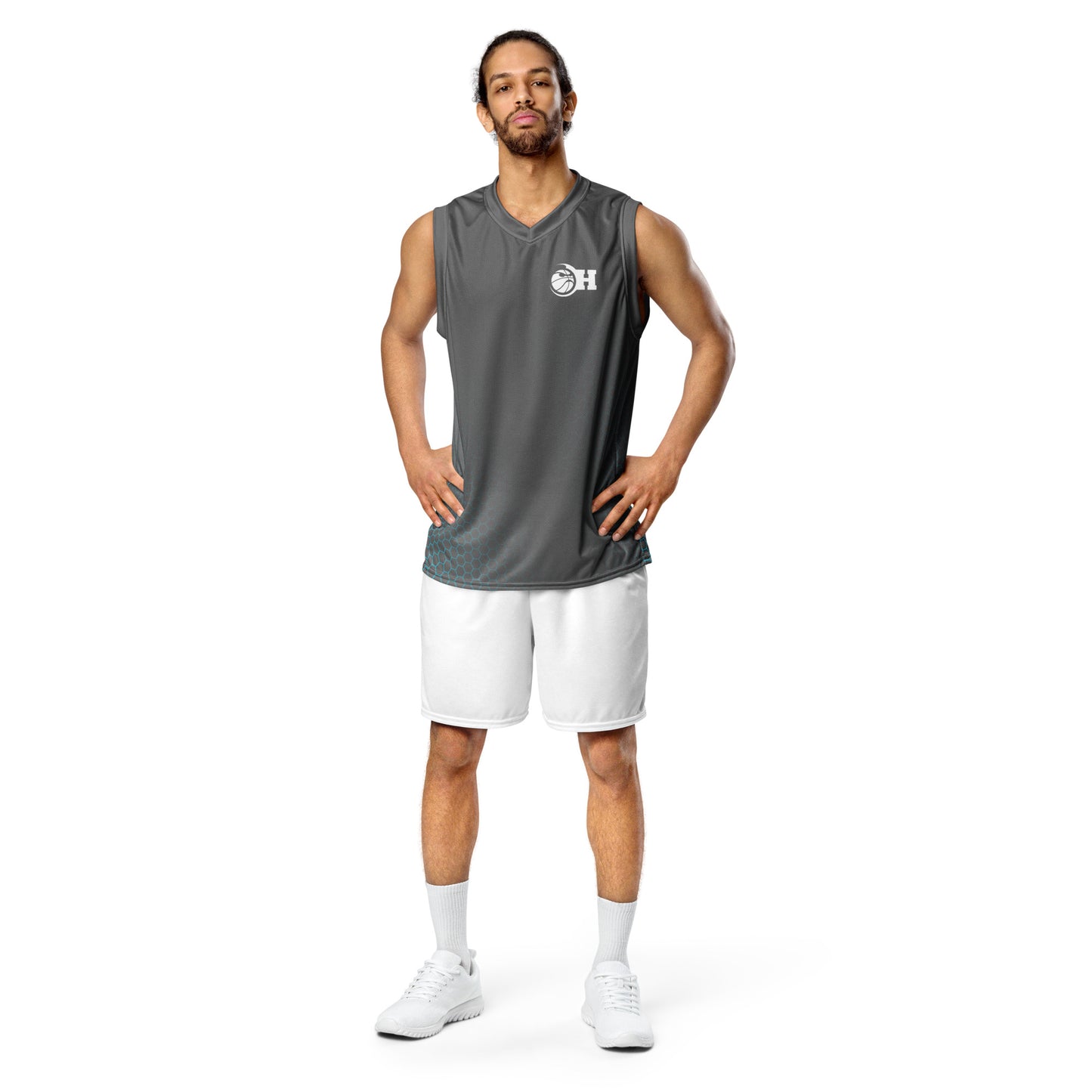 Basketball Jersey | Grau | Logo