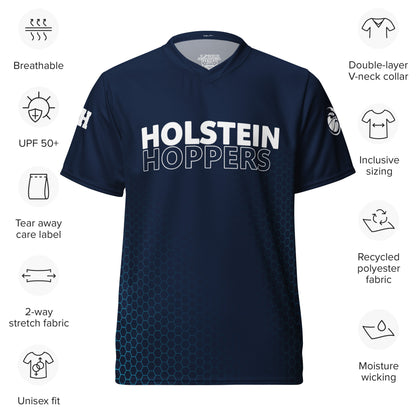 Warmup Shirt | Blau | Holstein Hoppers