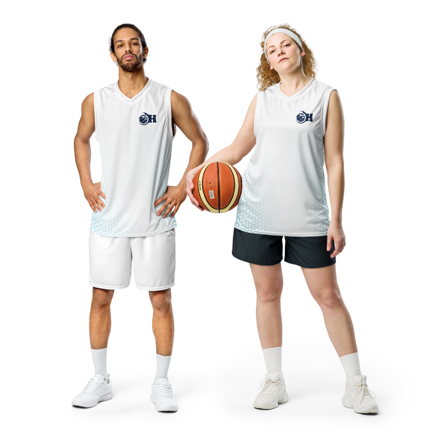 Basketball Jersey | Weiß | Logo