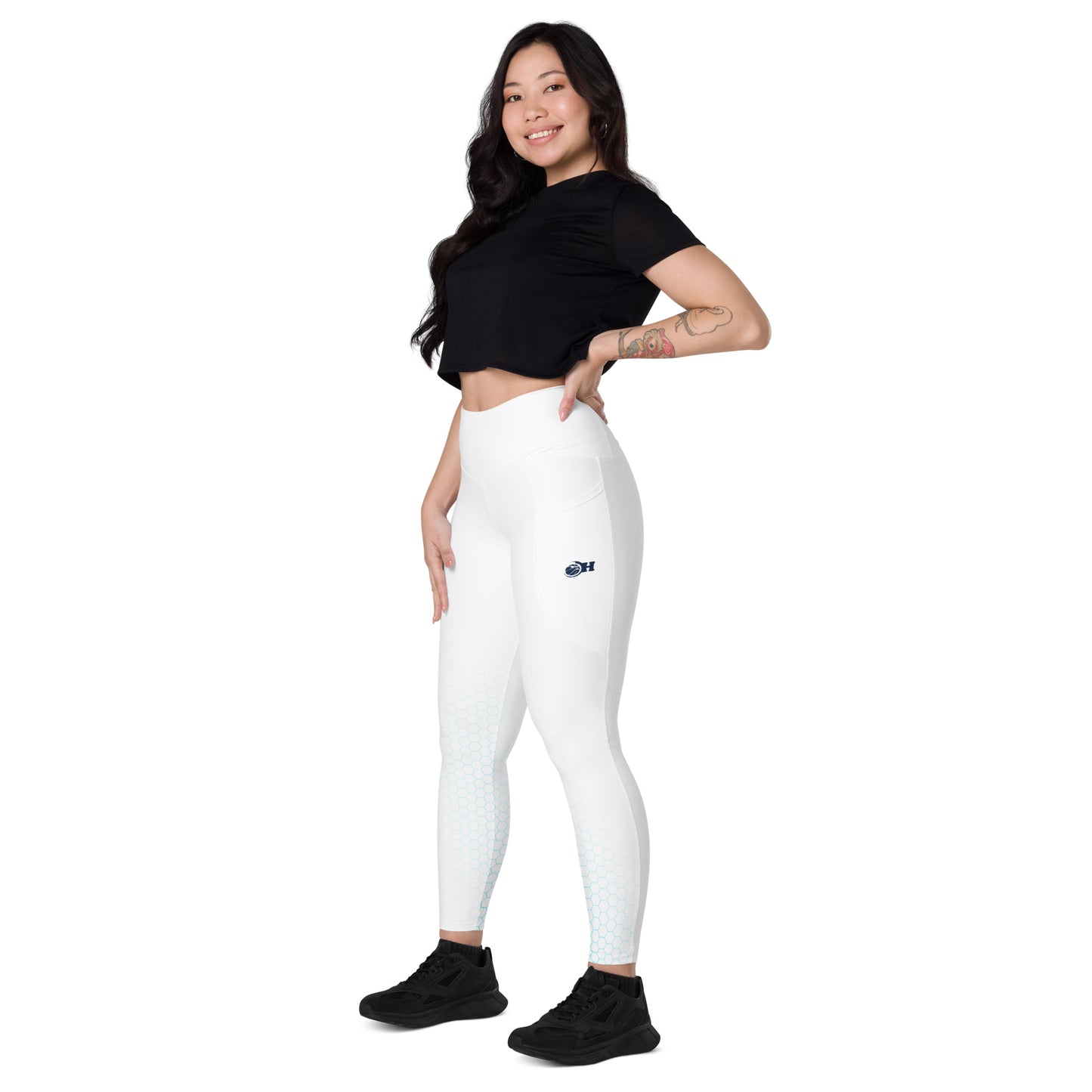 Leggings | Weiß | Logo