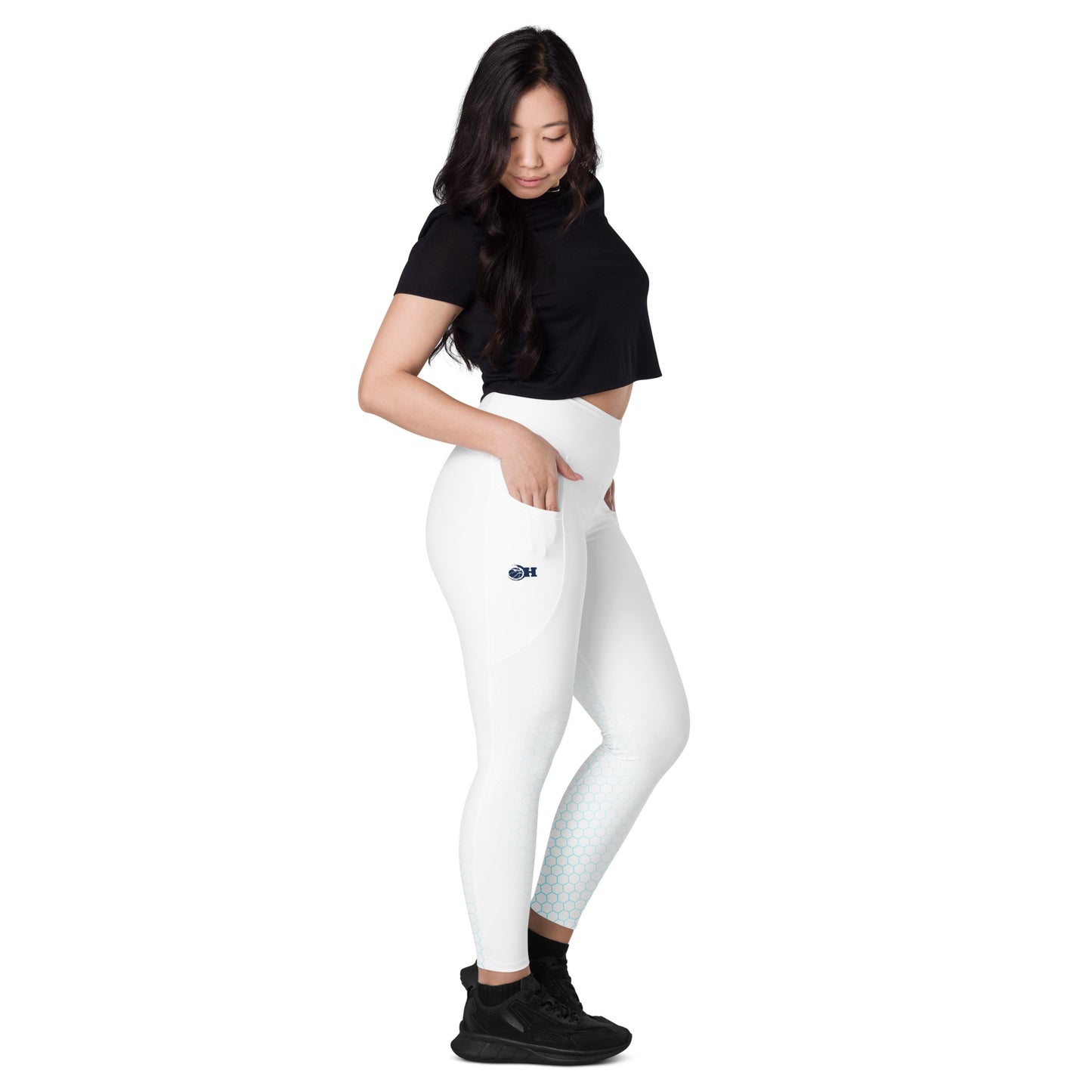 Leggings | Weiß | Logo