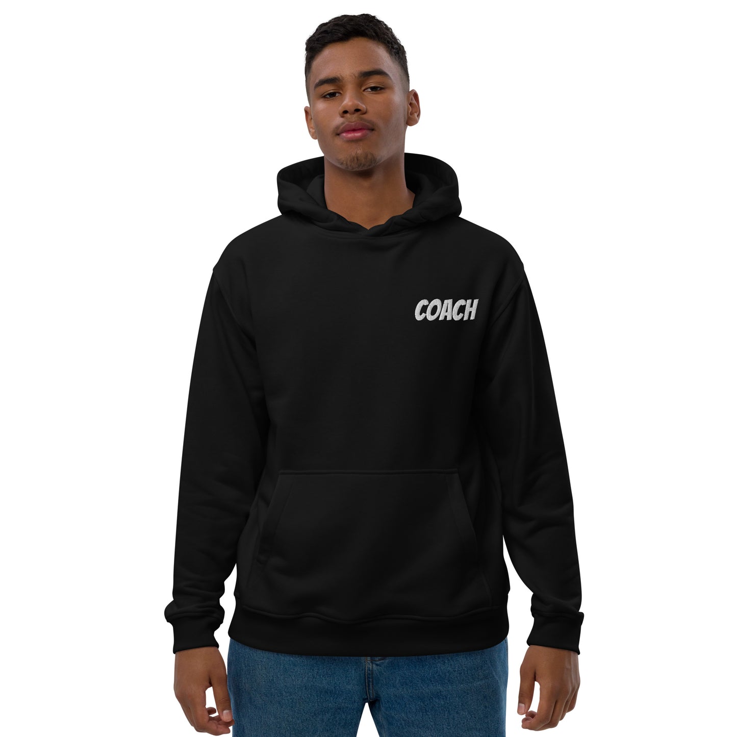 Premium Hoodie | Coach + Logo