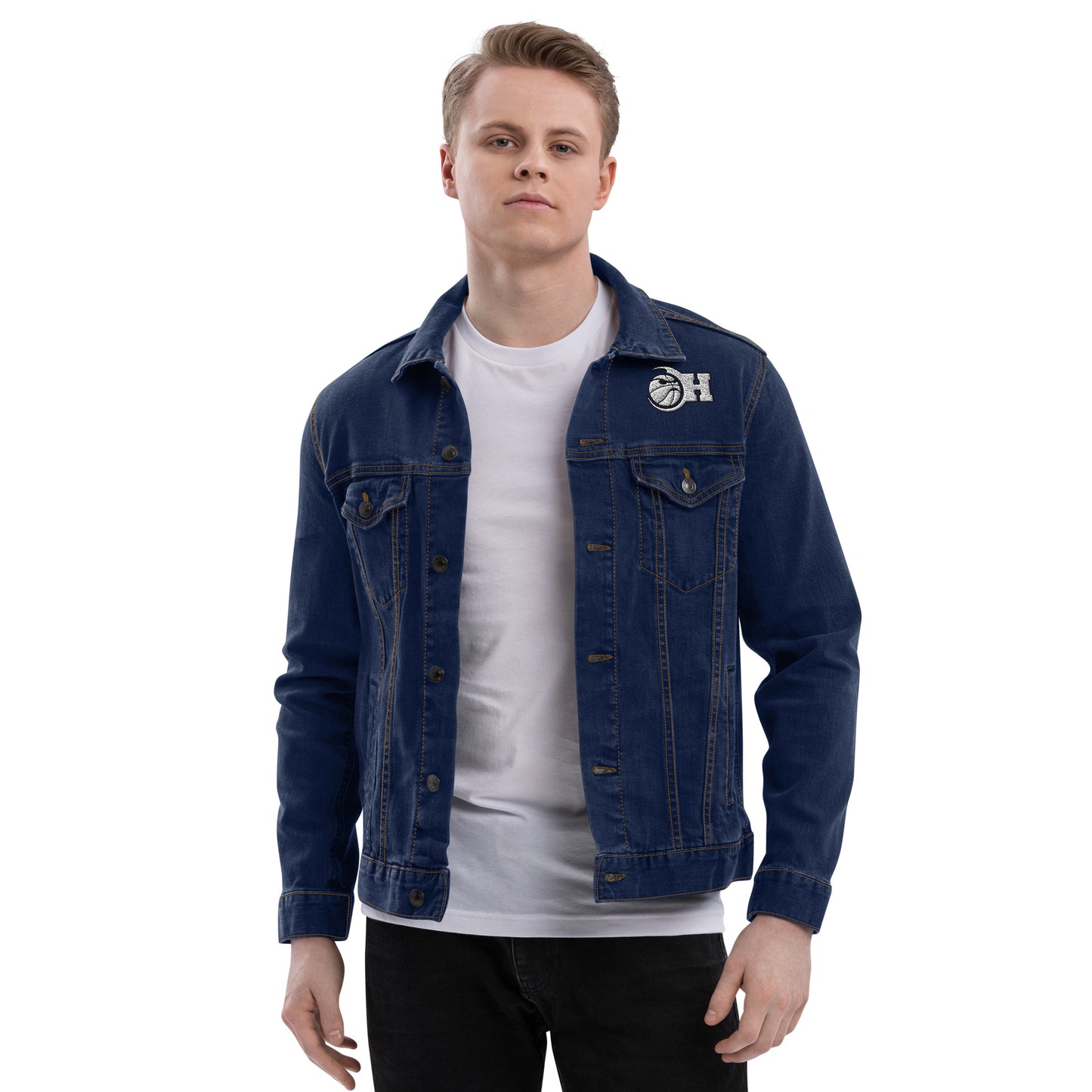 Jeansjacke | Logo